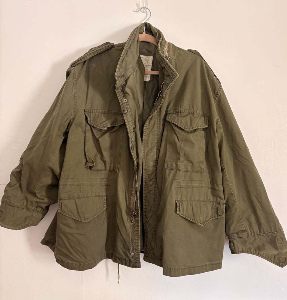 Vintage US Army M-65 Field Jacket OG-107 Extra Large Vietnam Era Military Coat
